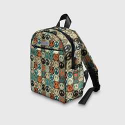 Детский рюкзак Peace symbol pattern, цвет: 3D-принт — фото 2