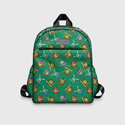 Детский рюкзак Черепаший паттерн, цвет: 3D-принт