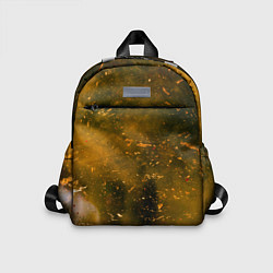Детский рюкзак Чёрный туман и золотые краски