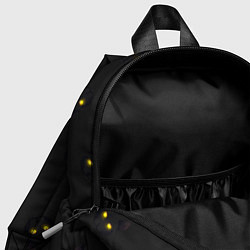 Детский рюкзак Эстетика Черный кот на темном фоне, цвет: 3D-принт — фото 2