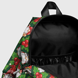 Детский рюкзак Новогодние гномы - паттерн, цвет: 3D-принт — фото 2