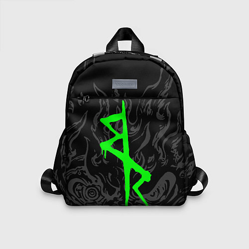 Детский рюкзак Логотип Cyberpunk: Edgerunners - Дэвид / 3D-принт – фото 1