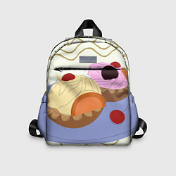 Детский рюкзак Кексы, цвет: 3D-принт