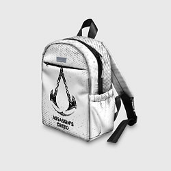 Детский рюкзак Assassins Creed с потертостями на светлом фоне, цвет: 3D-принт — фото 2