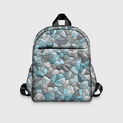 Детский рюкзак Мозаика из цветных камней, цвет: 3D-принт