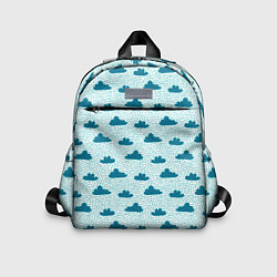 Детский рюкзак Облака и дождь, цвет: 3D-принт