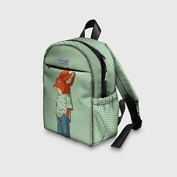 Детский рюкзак Хитрый лис в штанах, цвет: 3D-принт — фото 2
