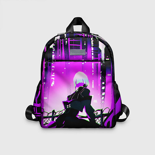 Детский рюкзак Люси нетраннер - фиолетовый / 3D-принт – фото 1