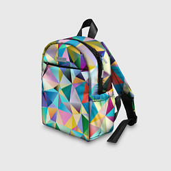 Детский рюкзак Полигональная текстура, цвет: 3D-принт — фото 2