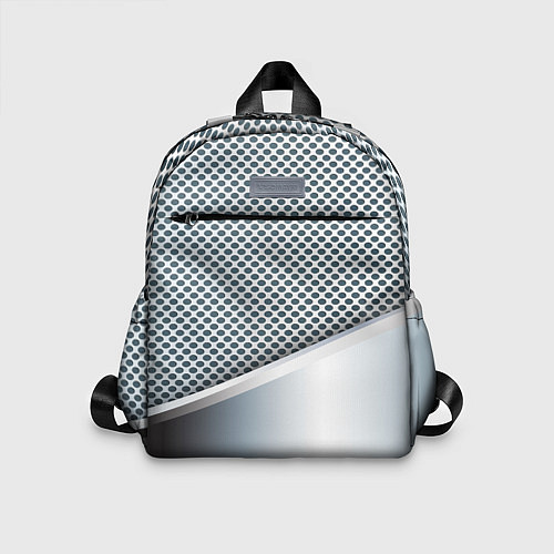 Детский рюкзак Текстура объёмного металла / 3D-принт – фото 1