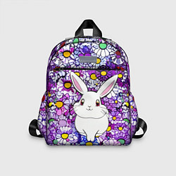 Детский рюкзак Веселый кролик в цветах