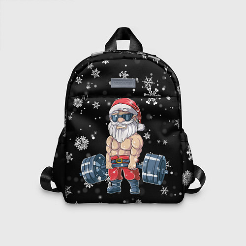 Детский рюкзак Силач Санта / 3D-принт – фото 1