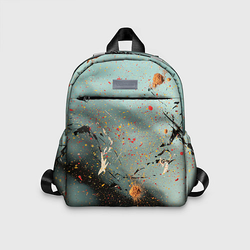 Детский рюкзак Светлый туман и разные краски / 3D-принт – фото 1