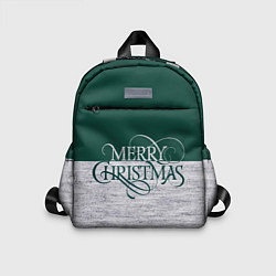Детский рюкзак Merry Christmas зелёный