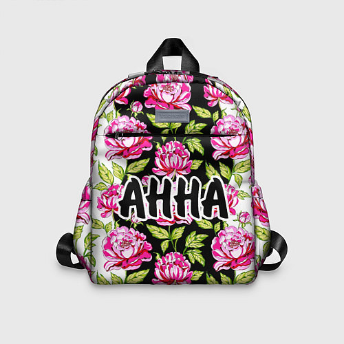 Детский рюкзак Анна в цветах / 3D-принт – фото 1