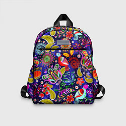 Детский рюкзак Multicolored floral patterns, цвет: 3D-принт