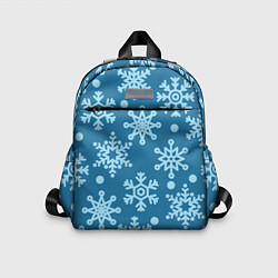Детский рюкзак Blue snow, цвет: 3D-принт