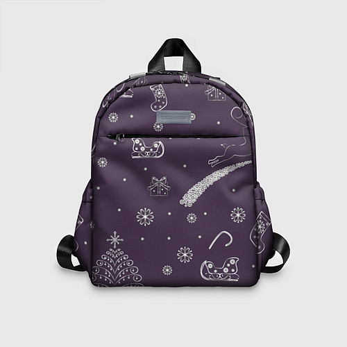 Детский рюкзак Сиреневое настроение / 3D-принт – фото 1