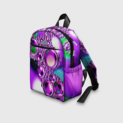 Детский рюкзак Фиолетовые пузыри, цвет: 3D-принт — фото 2