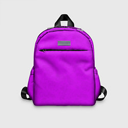 Детский рюкзак Неоновый розово-сиреневый текстурированный, цвет: 3D-принт