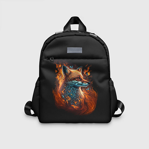 Детский рюкзак Огненная лиса / 3D-принт – фото 1