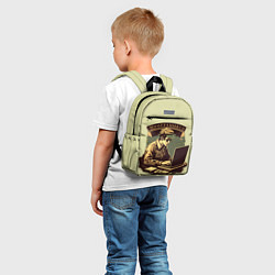 Детский рюкзак Программист в винтажном стиле, цвет: 3D-принт — фото 2