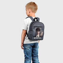 Детский рюкзак Уэнсдэй - сериал, цвет: 3D-принт — фото 2