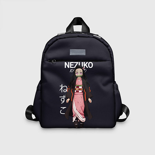 Детский рюкзак Клинок, рассекающий демонов аниме - Незуко Камадо / 3D-принт – фото 1