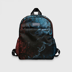 Детский рюкзак Красно синее небо, цвет: 3D-принт