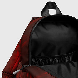 Детский рюкзак Темно красные волны, цвет: 3D-принт — фото 2