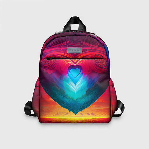 Детский рюкзак Сердце мира / 3D-принт – фото 1