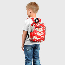 Детский рюкзак Японские красные драконы, цвет: 3D-принт — фото 2