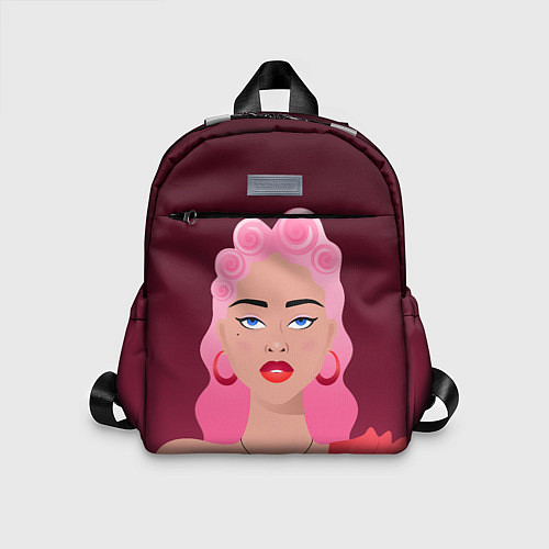 Детский рюкзак Retro girl / 3D-принт – фото 1