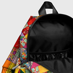 Детский рюкзак Разноцветные лоскуты, цвет: 3D-принт — фото 2