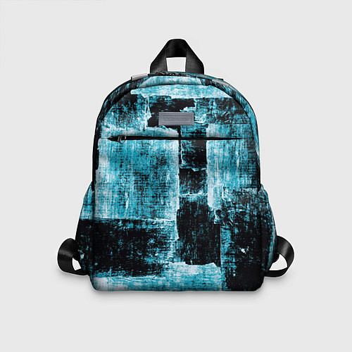 Детский рюкзак Голубой абстракт / 3D-принт – фото 1