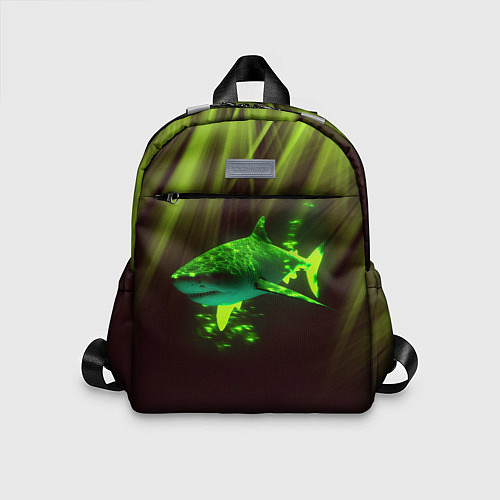 Детский рюкзак Хищная акула / 3D-принт – фото 1