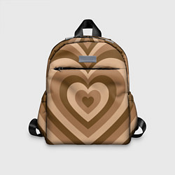 Детский рюкзак Hearts brown