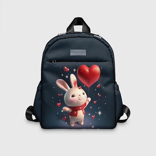 Детский рюкзак Кролик с шариком / 3D-принт – фото 1
