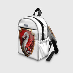 Детский рюкзак Щит с драконом, цвет: 3D-принт — фото 2