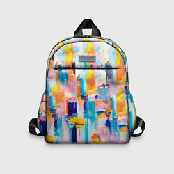 Детский рюкзак Живописные мазки краски, цвет: 3D-принт