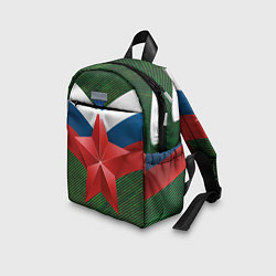 Детский рюкзак Звезда на фоне флага, цвет: 3D-принт — фото 2