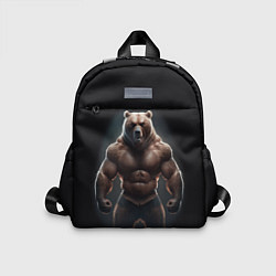 Детский рюкзак Сильный медведь спортсмен