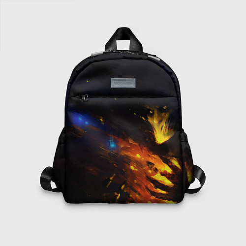 Детский рюкзак Dark Souls в огне / 3D-принт – фото 1