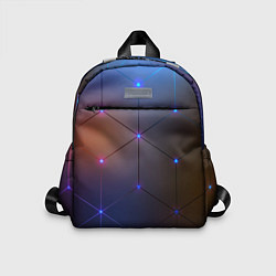 Детский рюкзак Космические треугольники, цвет: 3D-принт