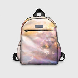Детский рюкзак Аморфное абстрактное космическое красочное небо, цвет: 3D-принт