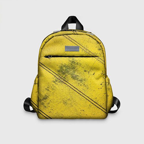 Детский рюкзак Абстрактная ярко-золотая текстура / 3D-принт – фото 1