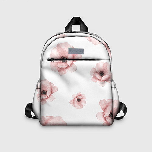 Детский рюкзак Цветок сакуры на белом фоне / 3D-принт – фото 1