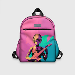 Детский рюкзак Девушка с Гитарой в стиле Vaporwave
