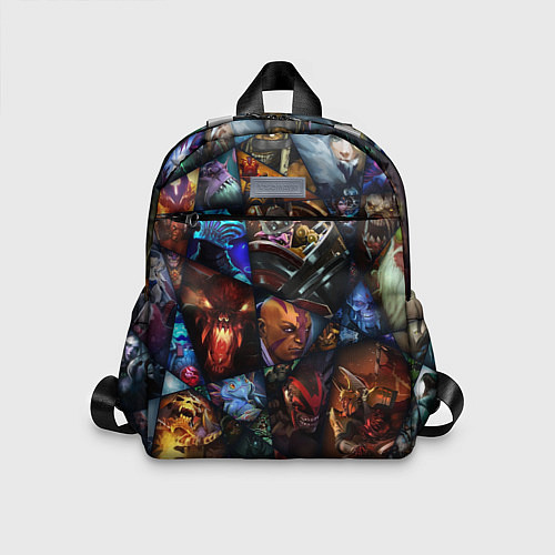 Детский рюкзак Мозаика персонажи Dota 2 / 3D-принт – фото 1