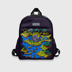 Детский рюкзак Пиксельный остров и замок
